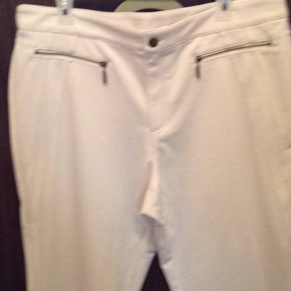 MARC BOWER PONTE KNIT OFF WHITE PANTS NOT WORN - Picture 2 of 6
